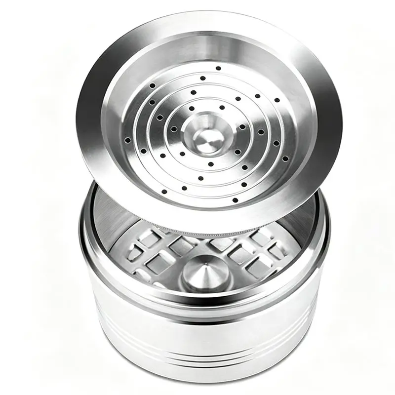 ABUN Reusable Stainless Steel Coffee Filter Capsule for K-Fee Machines, Eco-Friendly Refillable Coffee Pod, Barista Quality