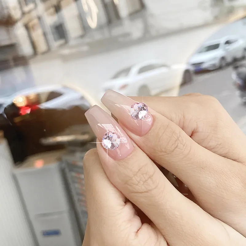 20 Pezzi di Strass Quadrati con Base Appuntita, Cristalli Diamantati per Decorazione Unghie, Accessori per Manicure