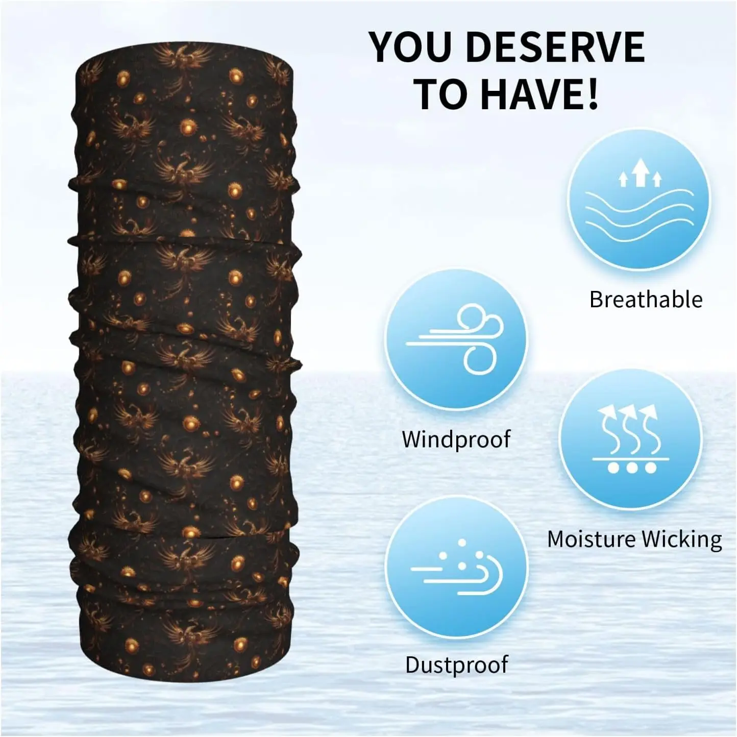 ستيم بانك بيرد طباعة الرقبة الجراميق للرجال النساء الرقبة قناع الوجه وشاح الرأس التفاف بالاكلافا باندانا