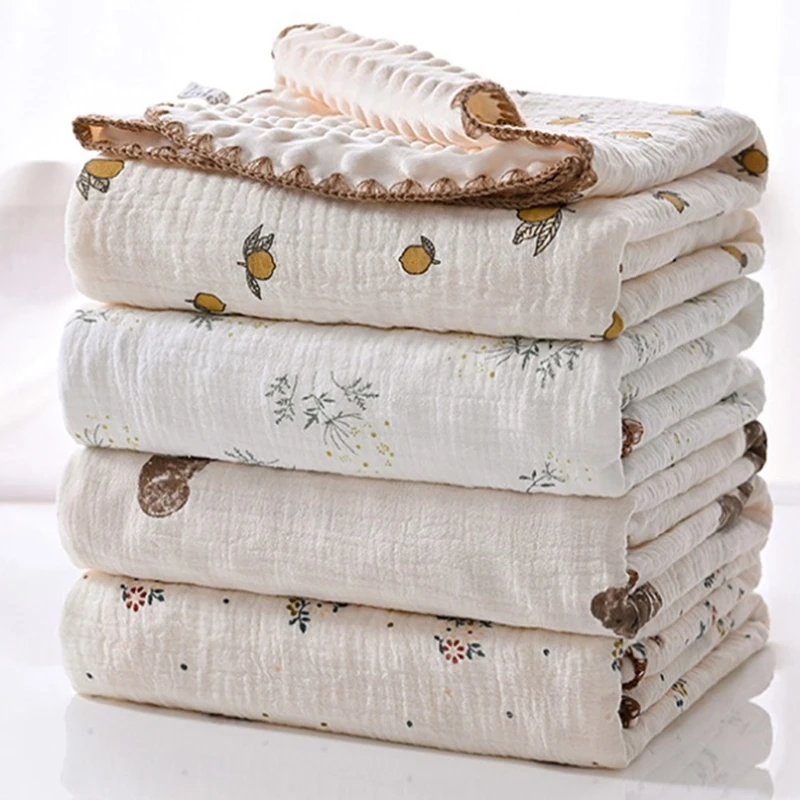 Infant Wrap Blanket Soft Baby Blanket Four Season Receiving Blanket Baby Product D5QF