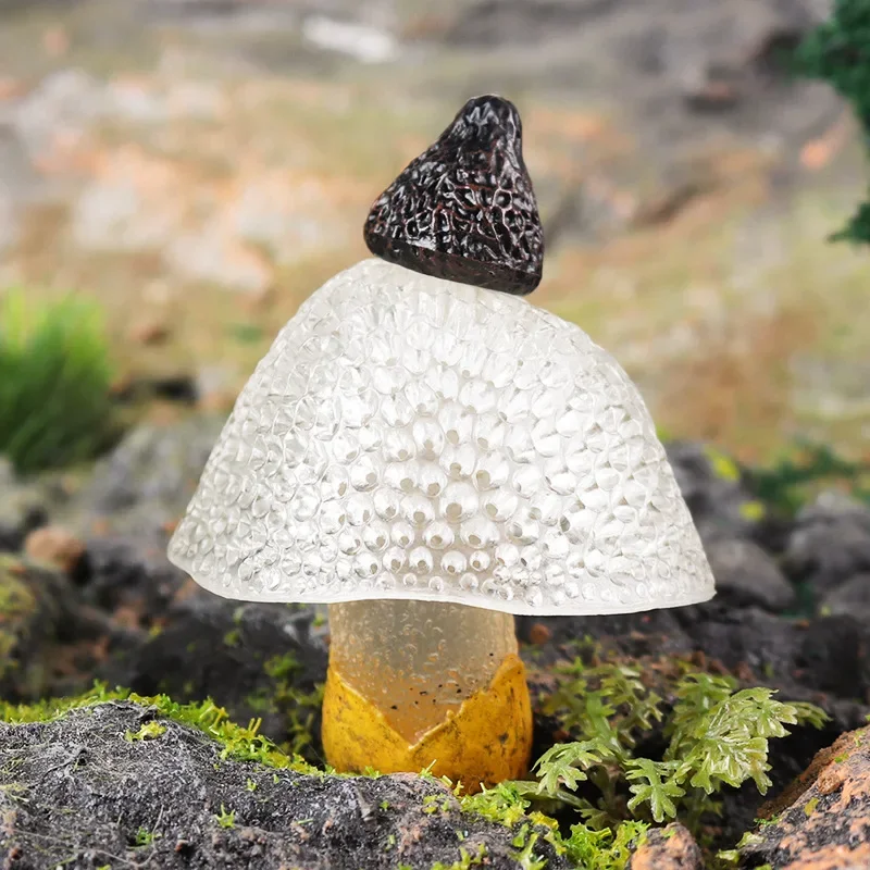 Planta de simulación de setas vegetales, decoraciones modelo Matsutake, ayuda para enseñanza de educación temprana, juguetes, accesorios de fotografía, figuritas