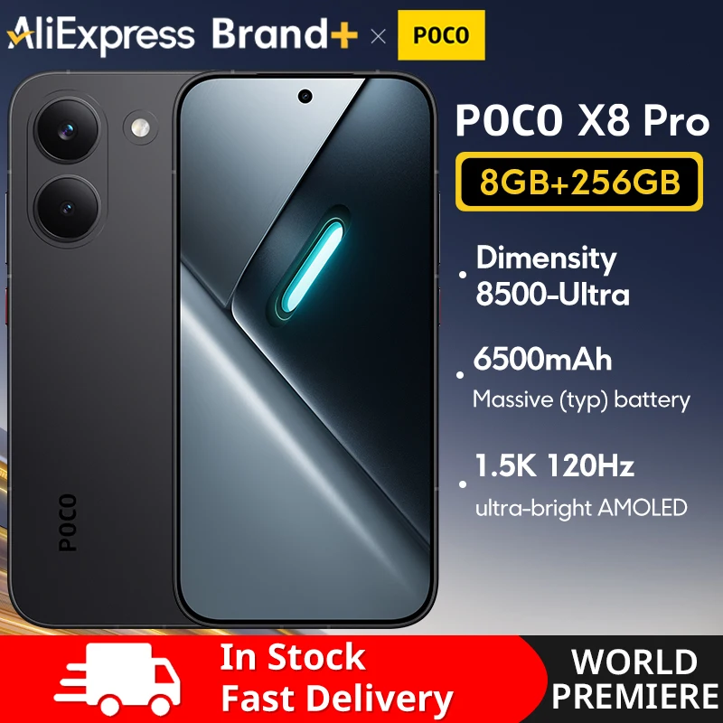 World Premiere】POCO X8 Pro Global Version Smartphone 6.59
