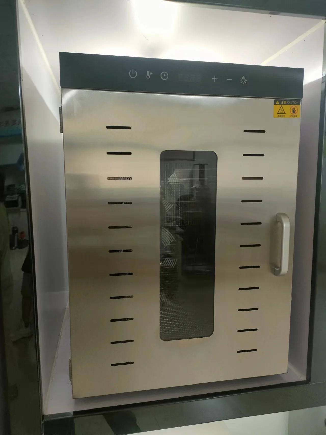 110 فولت طبقة مزدوجة مجفف الطعام مكافحة السمط العشبية وجبات خفيفة للحيوانات الأليفة شاي الفواكه الخضار خبز الفواكه المجففة الغذاء آلة تجفيف