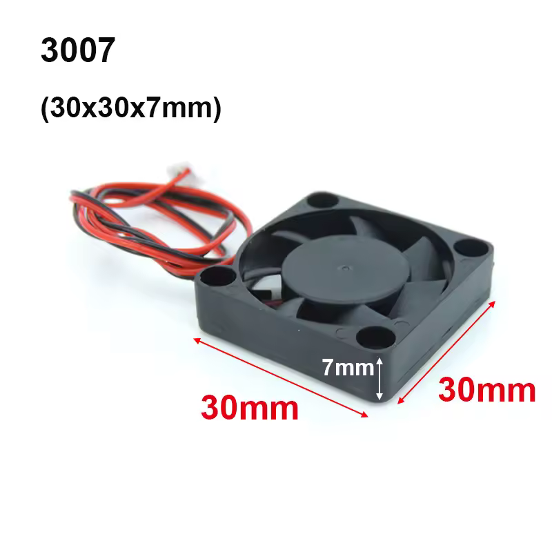 4010 12025 8010 30mm dc 5V 12V 24V Cooling Fan Brushless Motor Case Quiet 40MM 50MM 60MM 70MM 80MM 90MM 120MM for 3D print 2PIN - Image 9