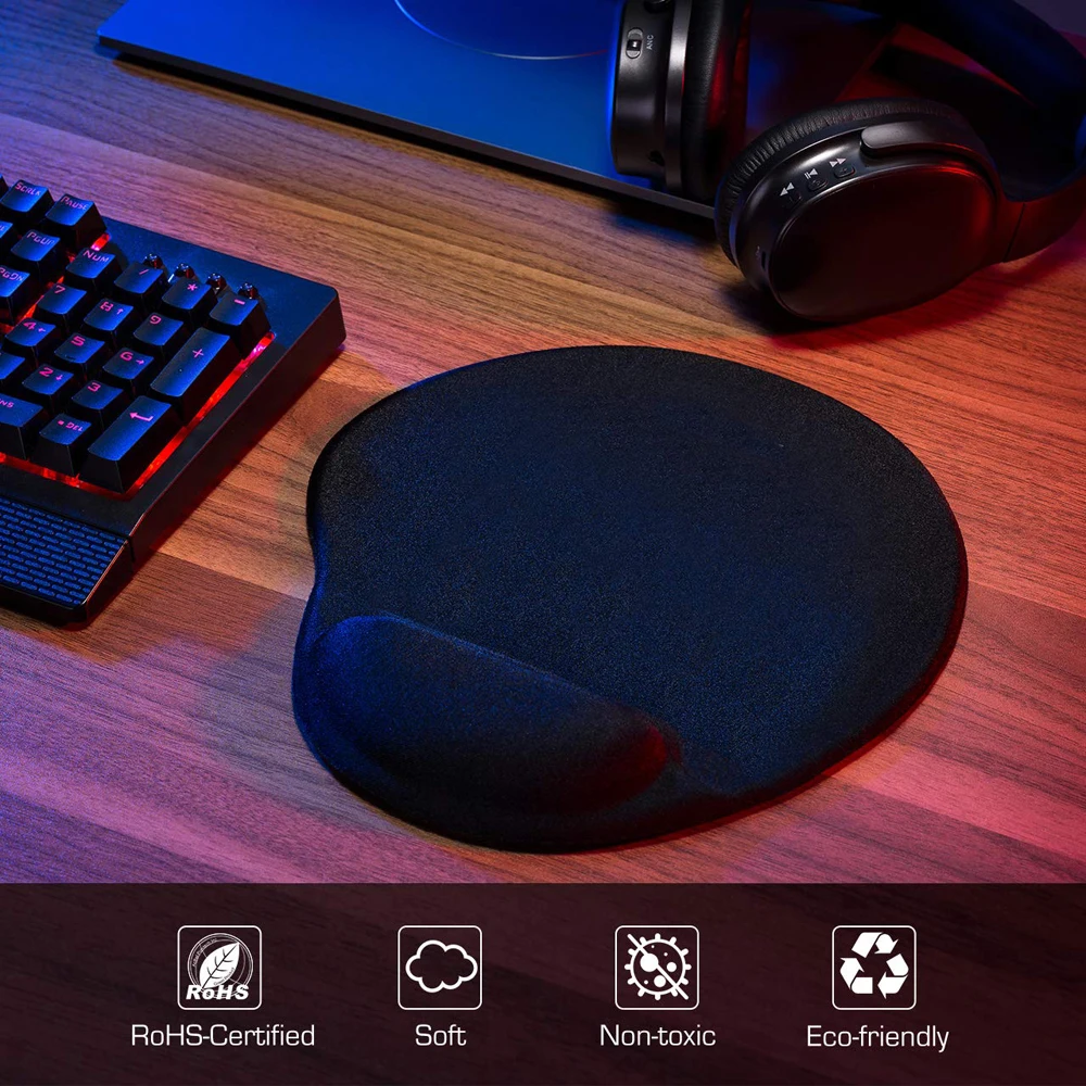 Ergonomics Gaming  Mouse Pad with Wrist Rest for Computer mackbook Laptop Keyboard Mouse Mat with Hand Rest Mice Pad