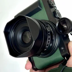 Design for Sigma 24mm f3.5 45mm F2.8 90mm F2.8 DG DN  Metal Bayonet Square Lens Hood With Free Hood Cap