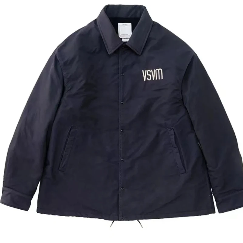 

Куртка-коуч VSVM 23SS Mud Dyed с флисовой подкладкой, теплая верхняя одежда для активного отдыха