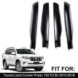 4PCS For Toyota Land Cruiser Prado 150 FJ150 2010-2015 2016 2017 2018 Car Roof Rack Rail End Cover Shell Replace Car Accessories