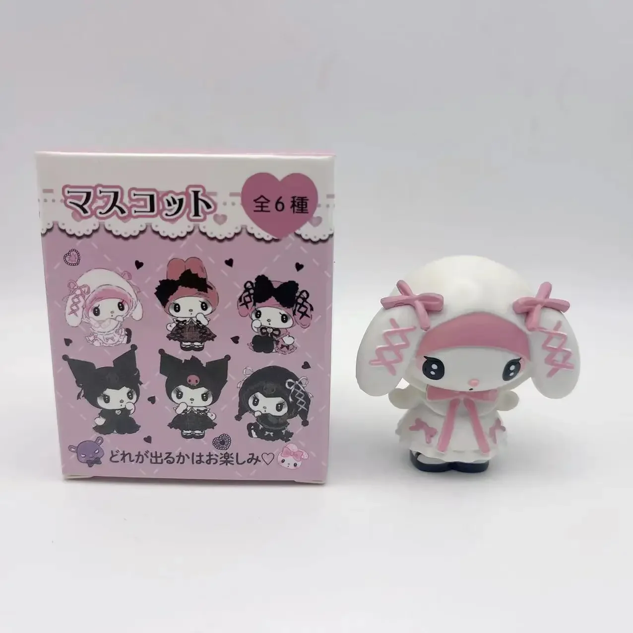 Sanrio-caja ciega Kuromi My Melody, figuras de personajes de dibujos animados, muñecas, bolsa sorpresa, modelo bonito, colección de Fans, juguete para regalo