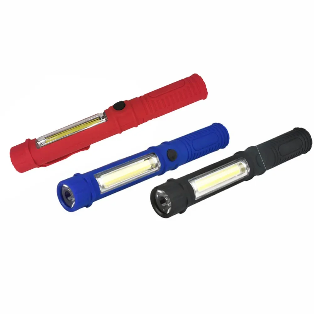 

Portable Mini Pen Light Working Inspection light COB LED Multifunction Maintenance flashlight AAA Hand Torch lamp With Magnet