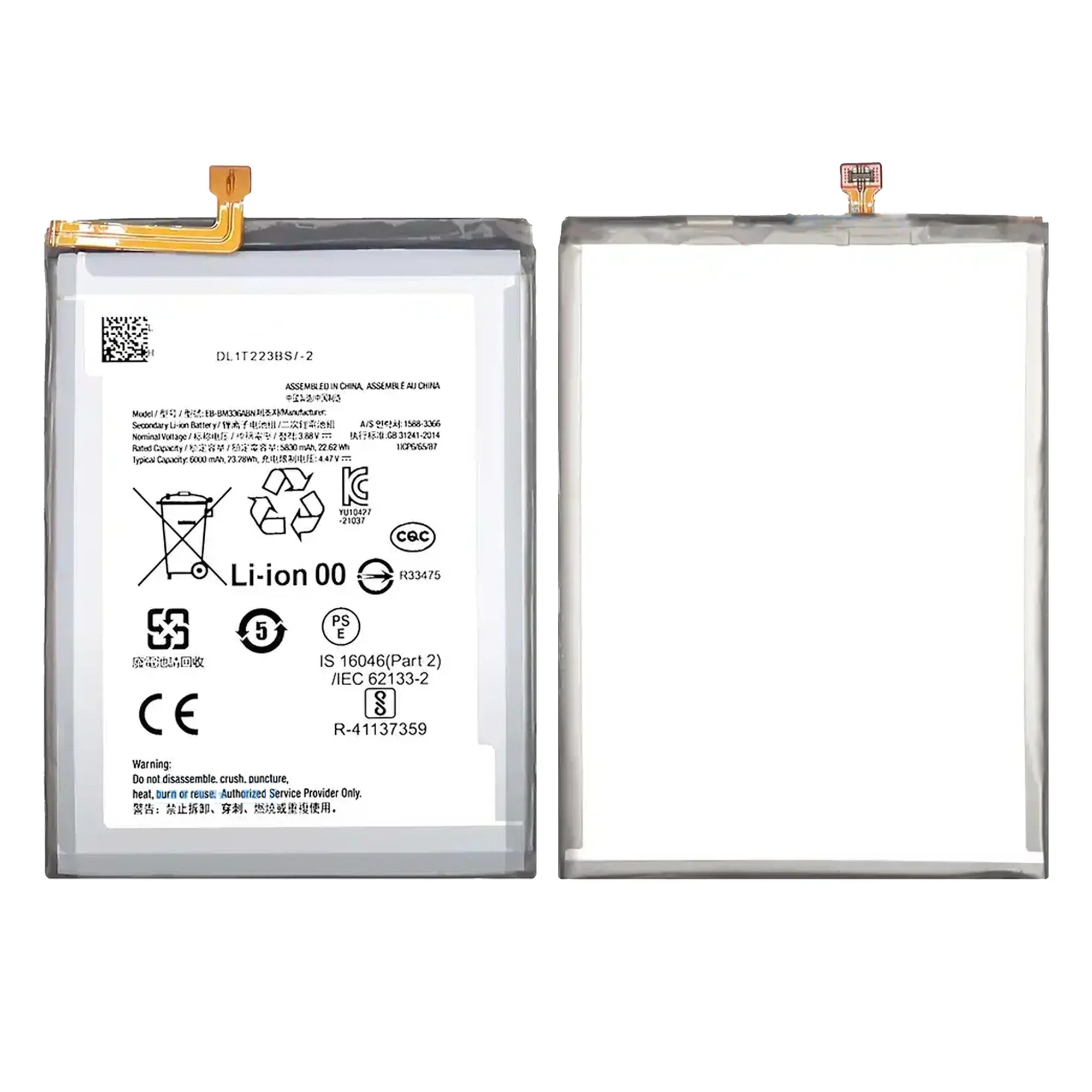 100% batteria ad alta capacità EB-BM336ABN 6000mAh per Samsung Galaxy M33 5G M13 4G F13 sostituzione del telefono con strumenti