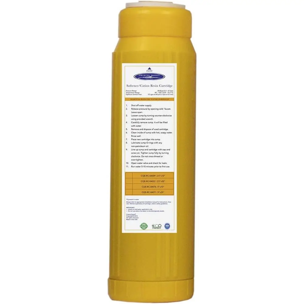 

Фильтр для умягчения воды - снижает жесткость, предотвращает образование накипи, защищает сантехнику и бытовую технику, долговечный, простая установка, 2.875 x 9.