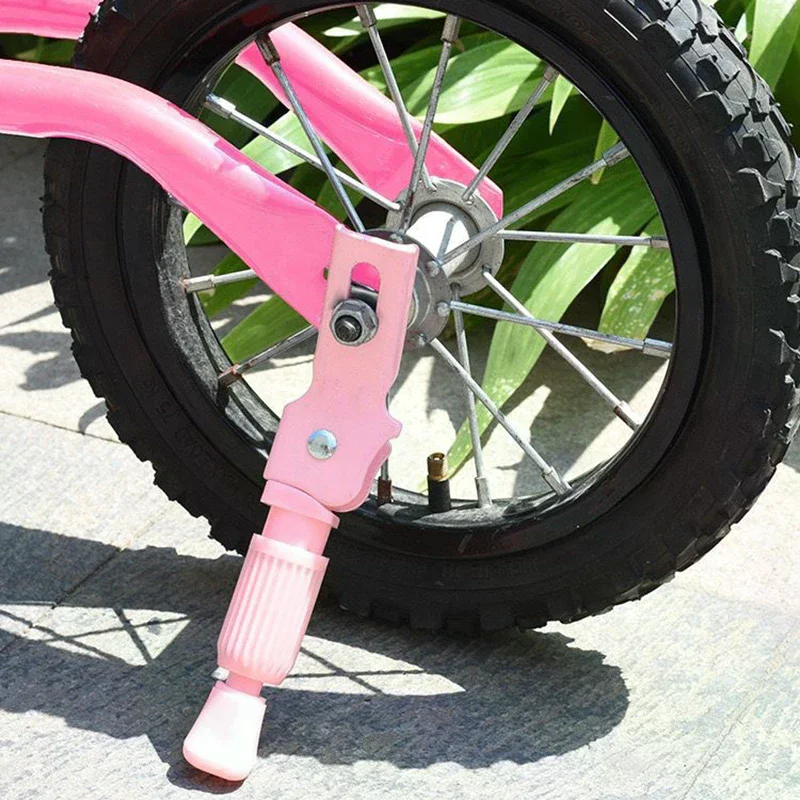 Kids Bike Kickstand Heavy Duty Parking Stand Foot Brace Support For Children Bicycle Side Mount 12 14 16 18 20 Inch Wheels view 2