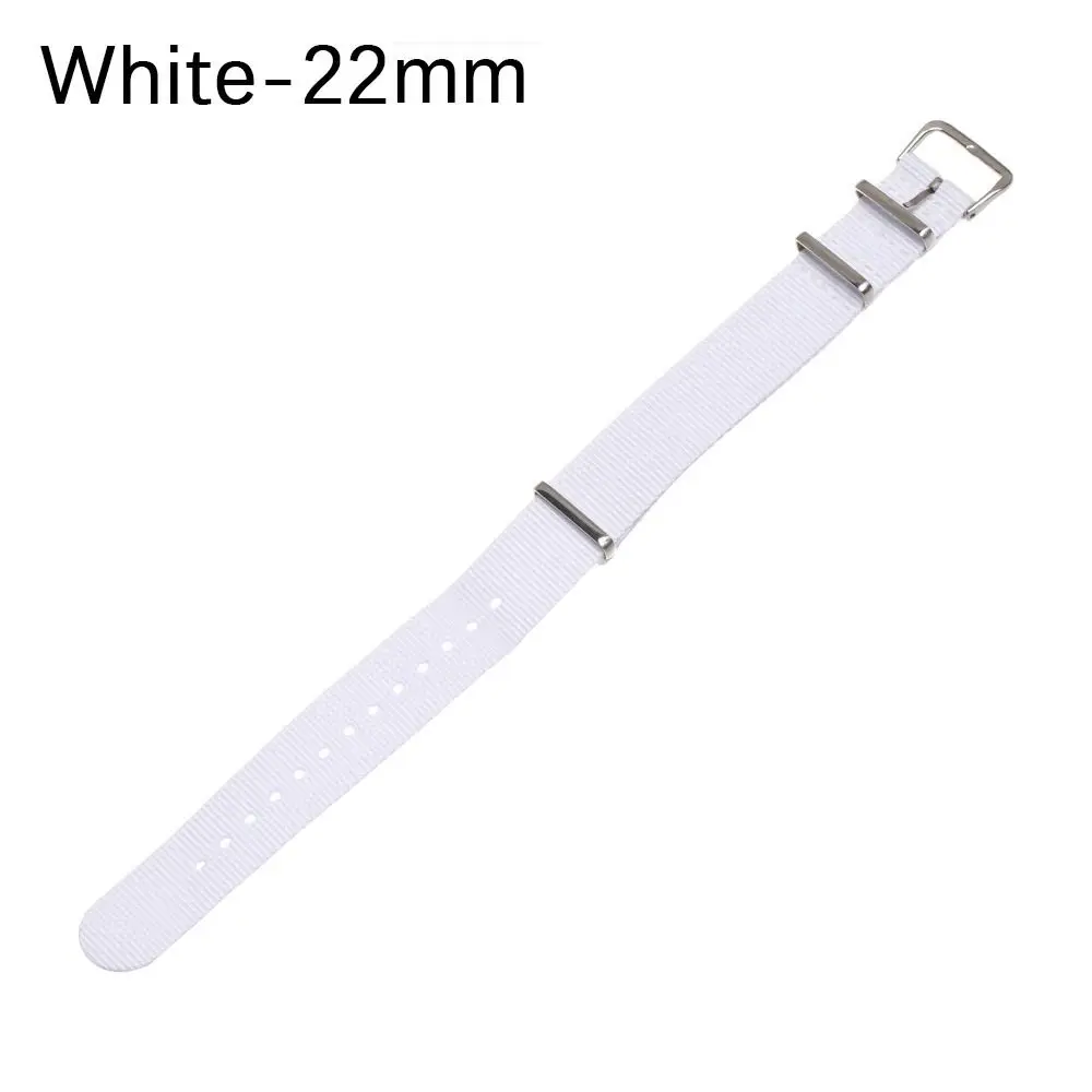 18 20 22 mm Universal Sport Adjustable Loop Watchband Nylon Weaving Bracelet Replacement Watch Strap