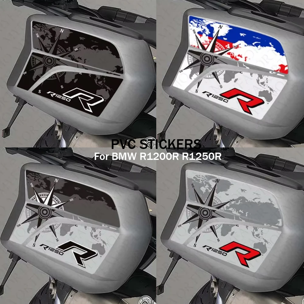 

For BMW R1200R R1250R R 1200 1250 R R1200 R1250 Tank Pad Trunk Luggage Cases Panniers Stickers Decals