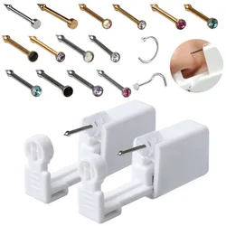 1PC Disposable Safe Sterile Piercing Tool Nose Studs Piercing Gun Piercer Tool Machine Kit Earring Stud Body Jewelry