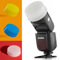 Godox V1 Flash Series Round Head Flash Speedlite Camera Flash Diffuser Bounce Dome Light Set for Godox V1C V1N V1S V1F V1O V1P