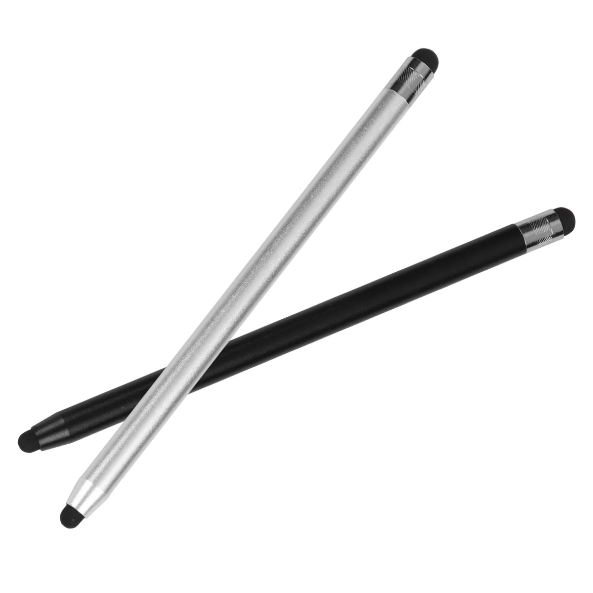 

2 Pcs Touch Screen Pen Mobile Tablet Capacitive Stylus Tablets Flat Pens Black Double-end