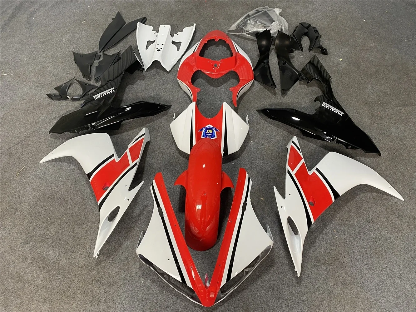 

Комплект обтекателей для мотоцикла подходит для Yamaha R1 2004 2005 2006 YZF1000 04-06 обтекатель черный красный белый