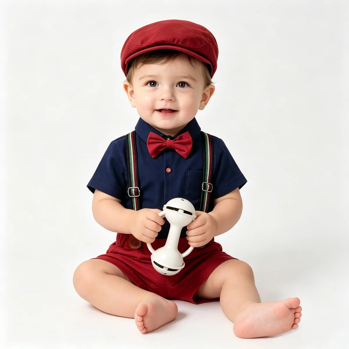 بدلة رسمية للأطفال الرضع والأو - مراجعة Baby Boy Suit Set Baptism وسعره