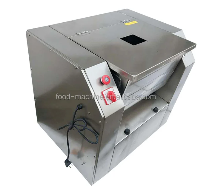 50 كجم سعة كبيرة خلاط دقيق من الفولاذ المقاوم للصدأ آلة خلط عجين الطعام #5