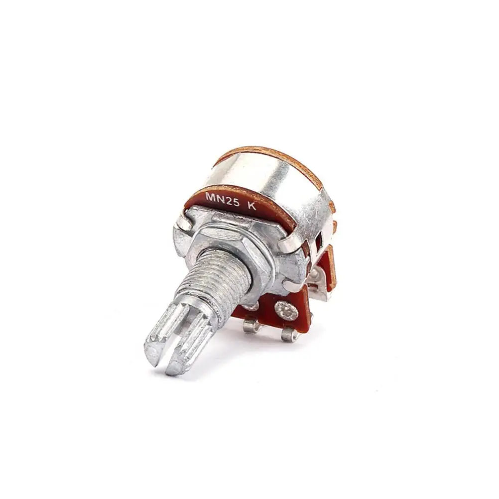 

audio potentiometers MN25K Dual Pot Guitar Amp Potentiometer Guitar Potentiometer Guitar volume potentiometer