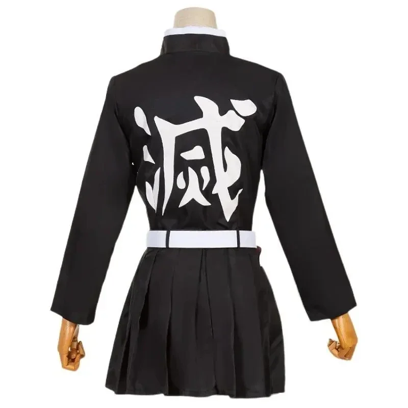 Disfraz de Anime Demon Slayers Kanroji Mitsuri para mujer, disfraz de Halloween, Kimetsu No Yaiba, ropa para adultos