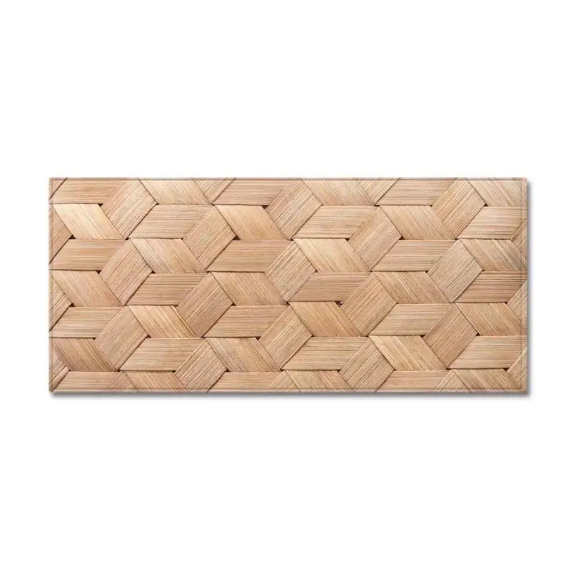 Wood Grain Household Crystal Pile Carpet Kitchen Doormat Bathroom Bedroom Absorbent Non-Slip Carpet