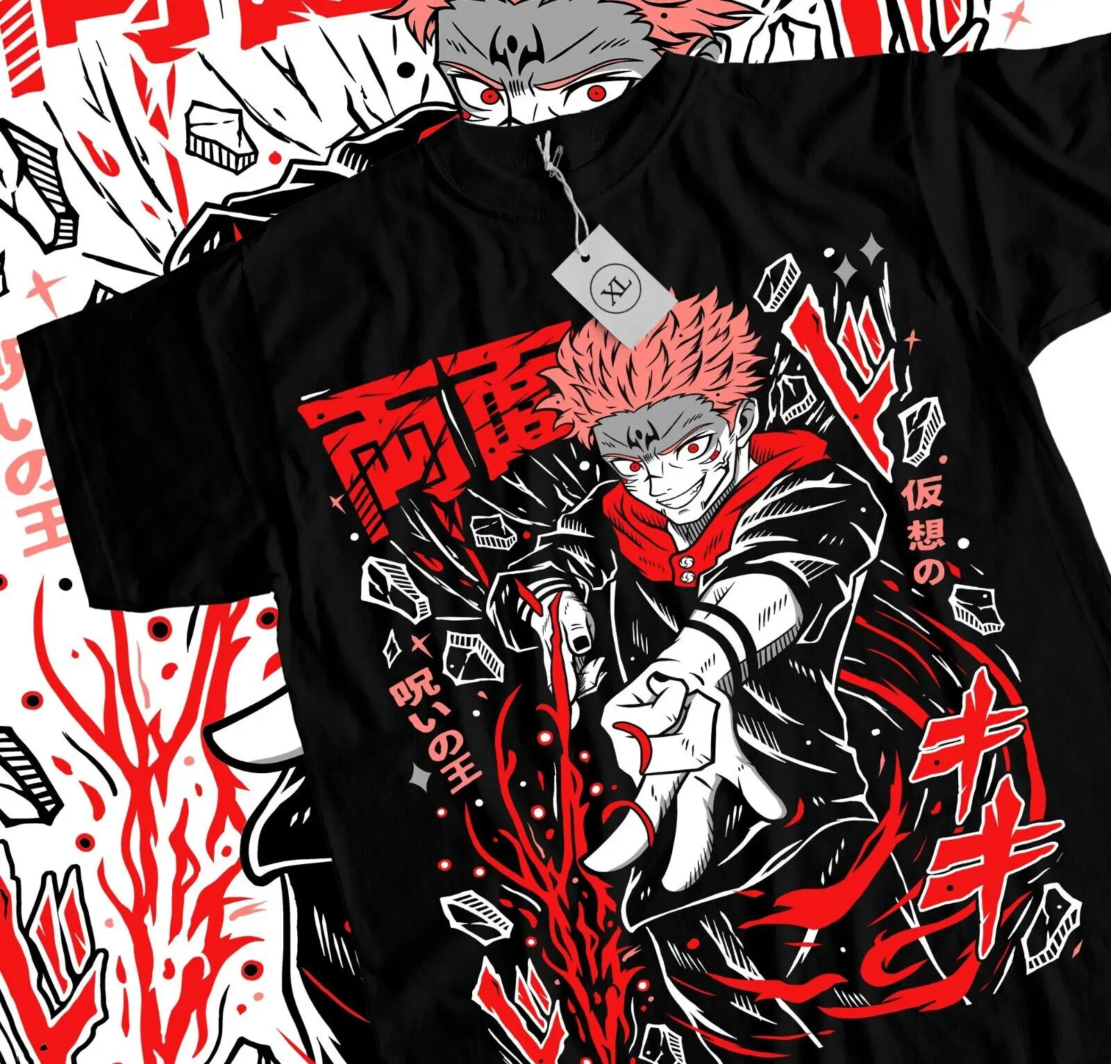 Gojo Satoru T-Shirt Megumi Itadori Yuji Jujutsu Kaisen Sukuna Shirt All Size