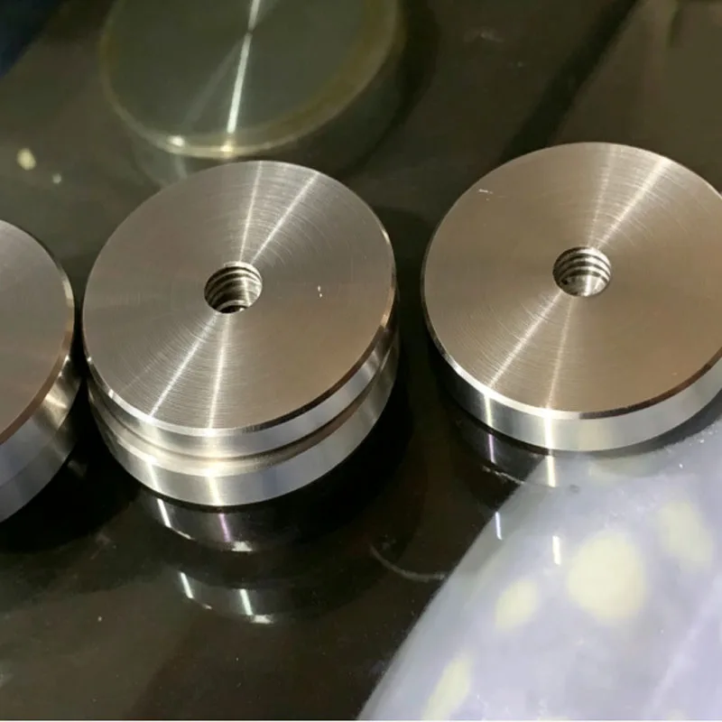 

304 Stainless Steel Thin Flat Blind Hole Round Nut, M3-M10 Advertising Nail Nut for Glass Decoration Mounting Fitting