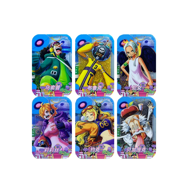 Anime japonais une pièce singe D. Luffy Roronoa Zoro Nico Robin Usopp cartes à collectionner cadeau d'anniversaire de noël jouets pour enfants