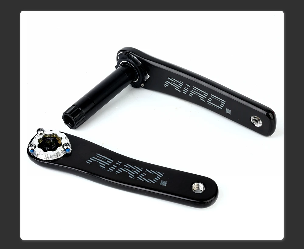 RIRO Carbon Fiber Kurbel Rennrad 11/12 Geschwindigkeit 50-34/53-39T Direct Mount Fahrrad Ultraleichte Kurbelgarnitur 170mm 46/48/50/52T Kettenblatt – Detail 6