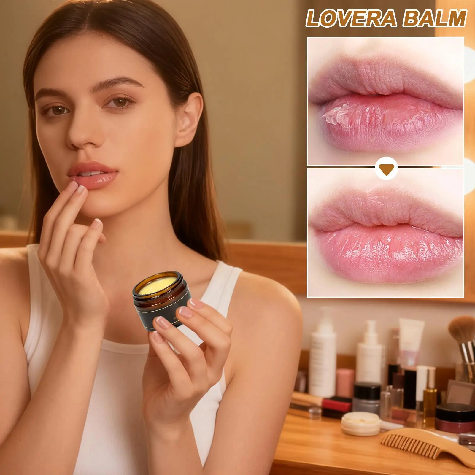 بلسم الشفاه مع العسل الخام المضاف 57 جرام كريم مهدئ للوجه بلسم ترطيب الوجه للرجال والنساء والسفر المنزلي وشفاه الجسم #3