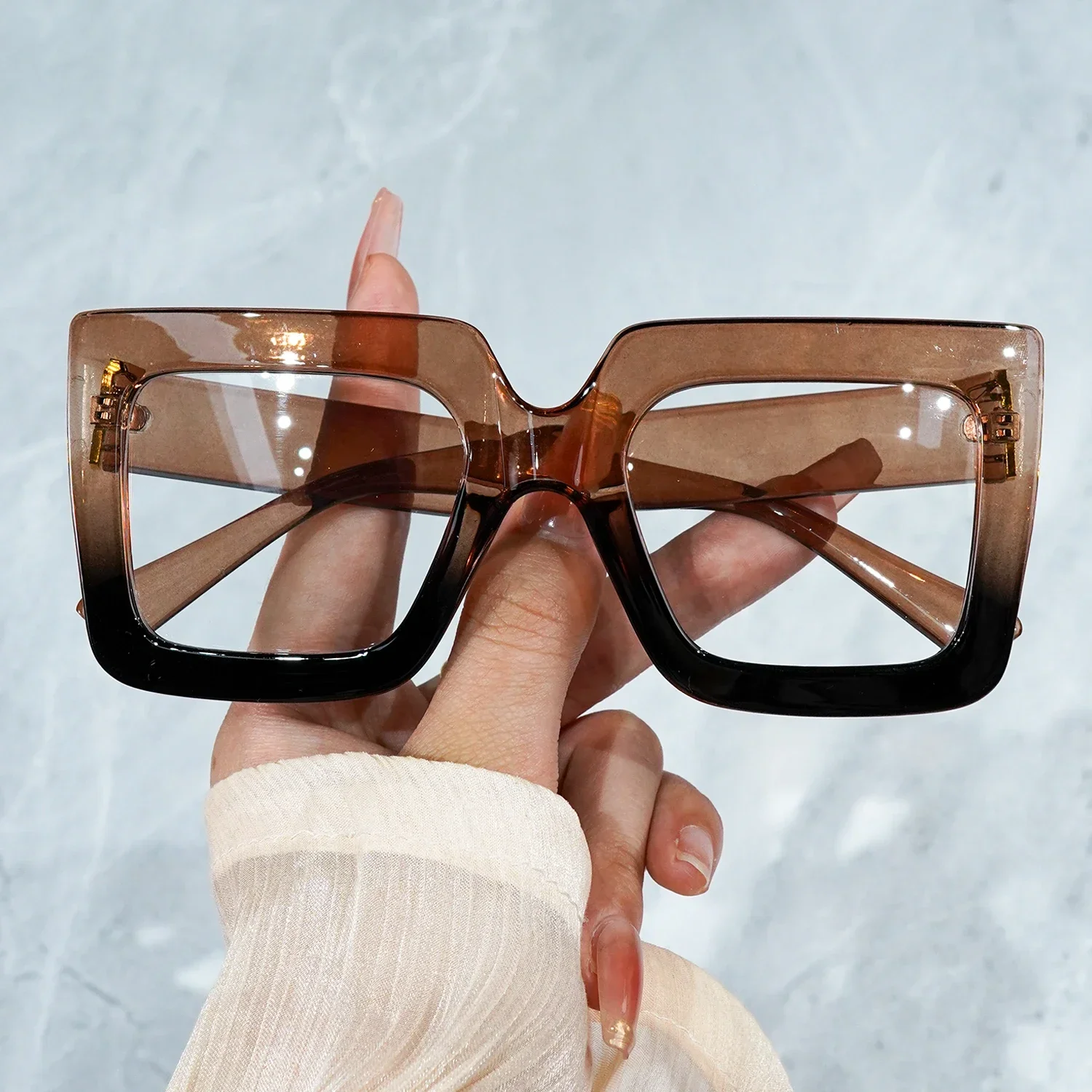 2 Stück schicke Lesebrillen für Damen und Herren +1,0 bis +4,0 Stärke – Retro-Design mit dickem Rahmen – elegante Presbyopie-Brille – Detail 18