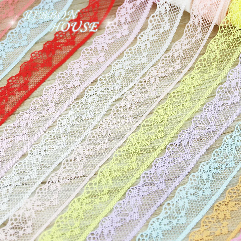 （10 lace/lot）white lace fabric Webbing Decoration Lovely gift packing Material ribbons mix