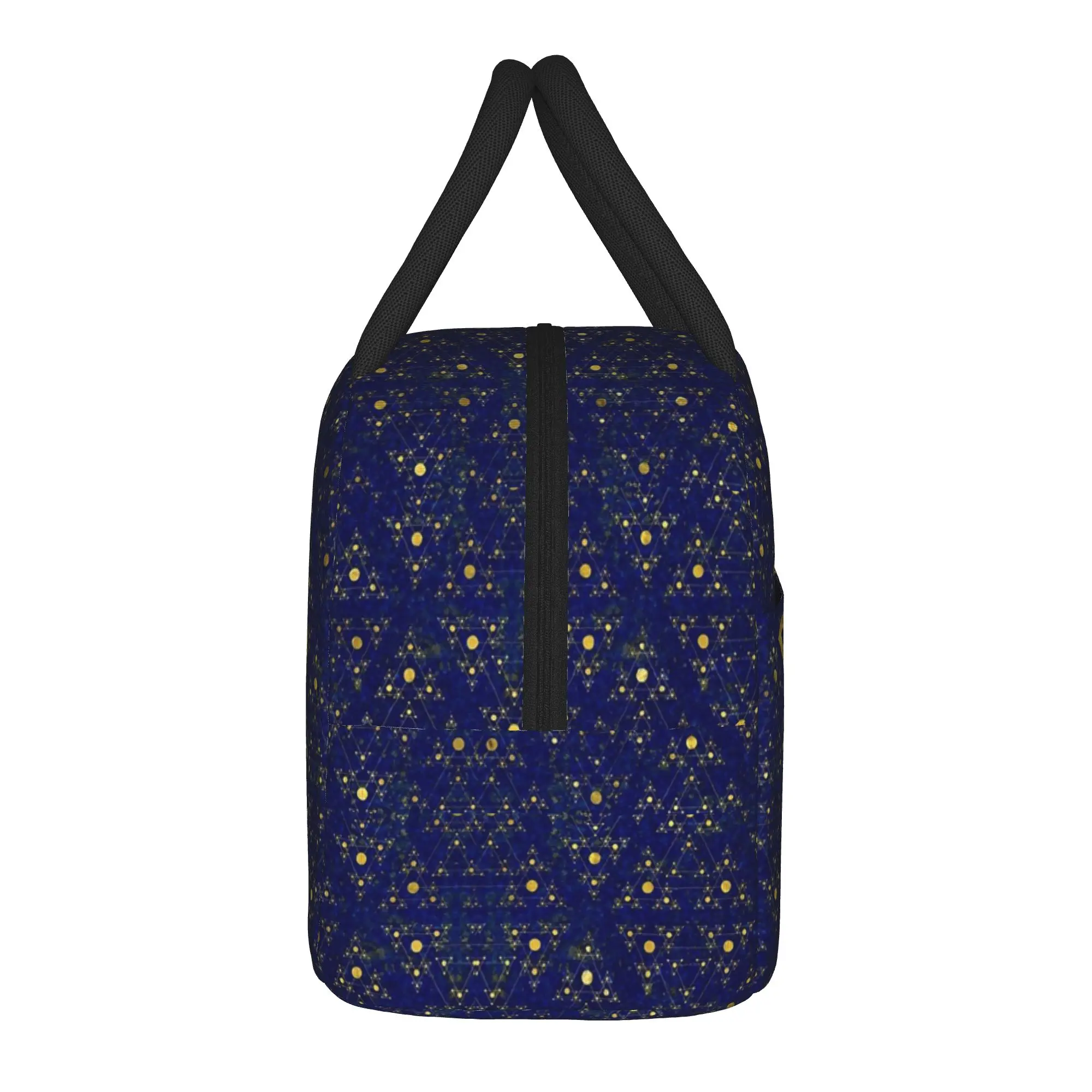 Freemasonry Symbol Insulated Lunch Bag Cooler Bag Reusable,Lunch Container Masonic Mason Freemason High Capacity Tote Lunch Box