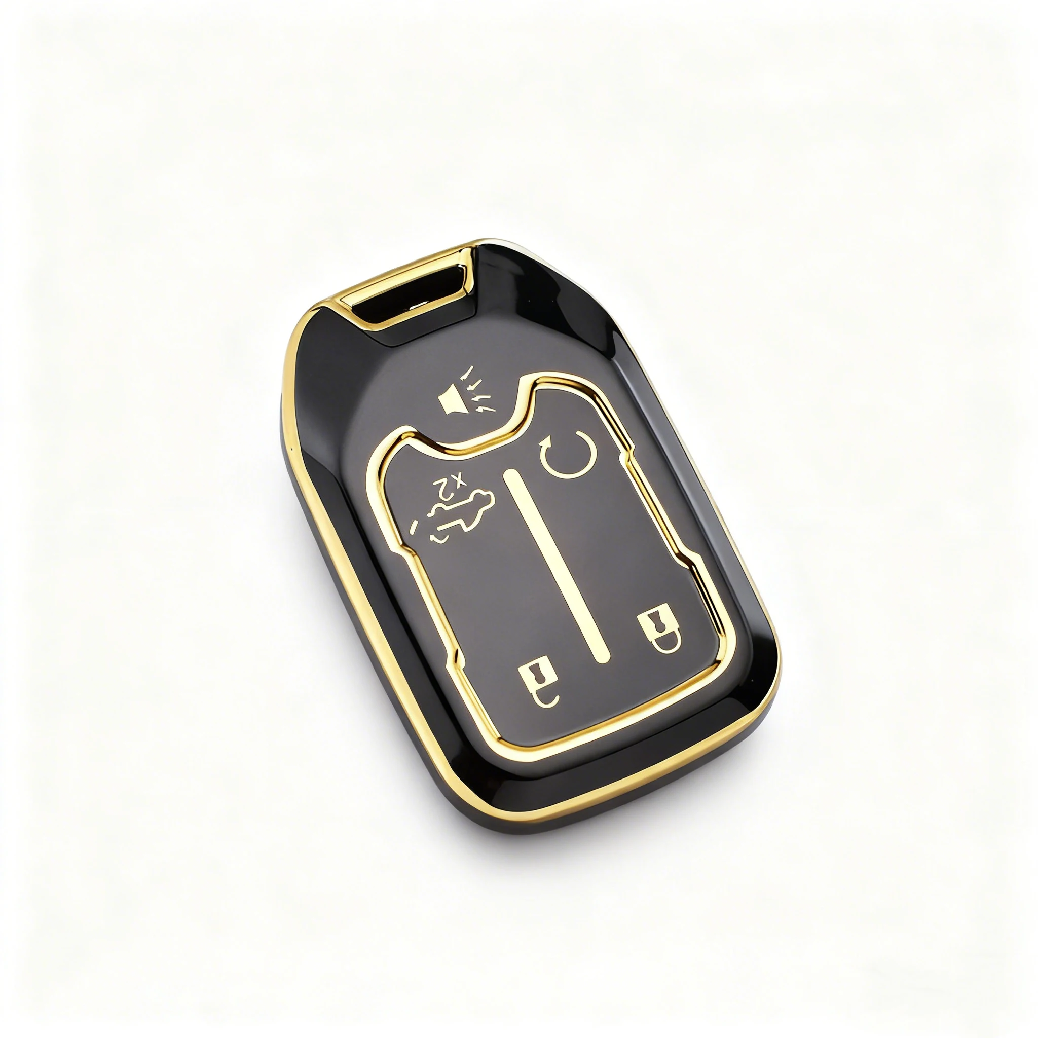 

Key Case For Car Chevy Silverado 2019-2024 GMC Sierra 1500 2500HD 3500HD Terrain Acadia - Soft TPU Key Fob Cover Case