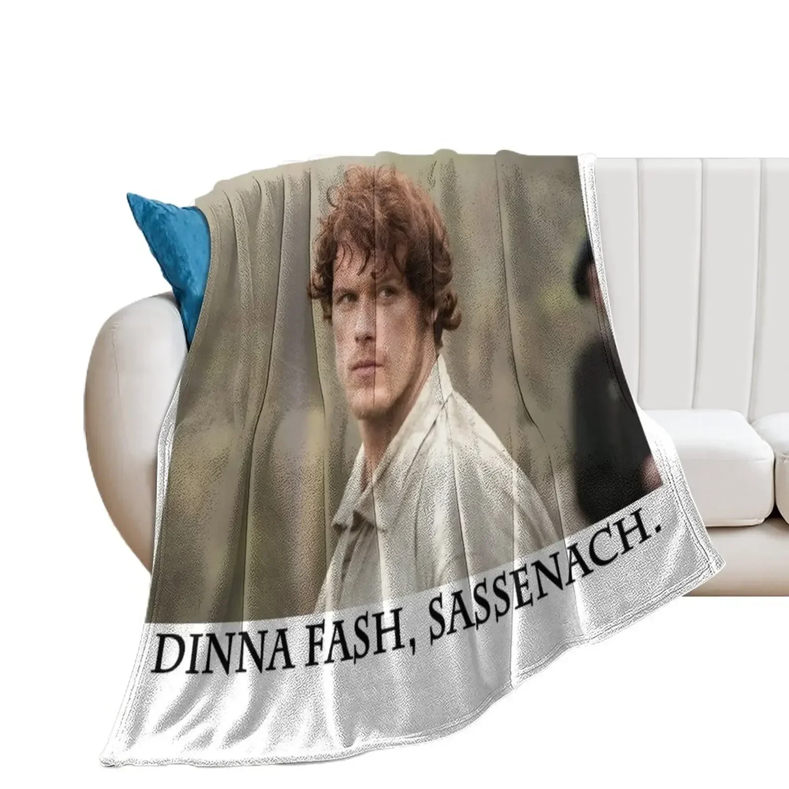 

Dinna fash, Sassenach. Throw Blanket Cute Plaid For Decorative Sofa Blankets