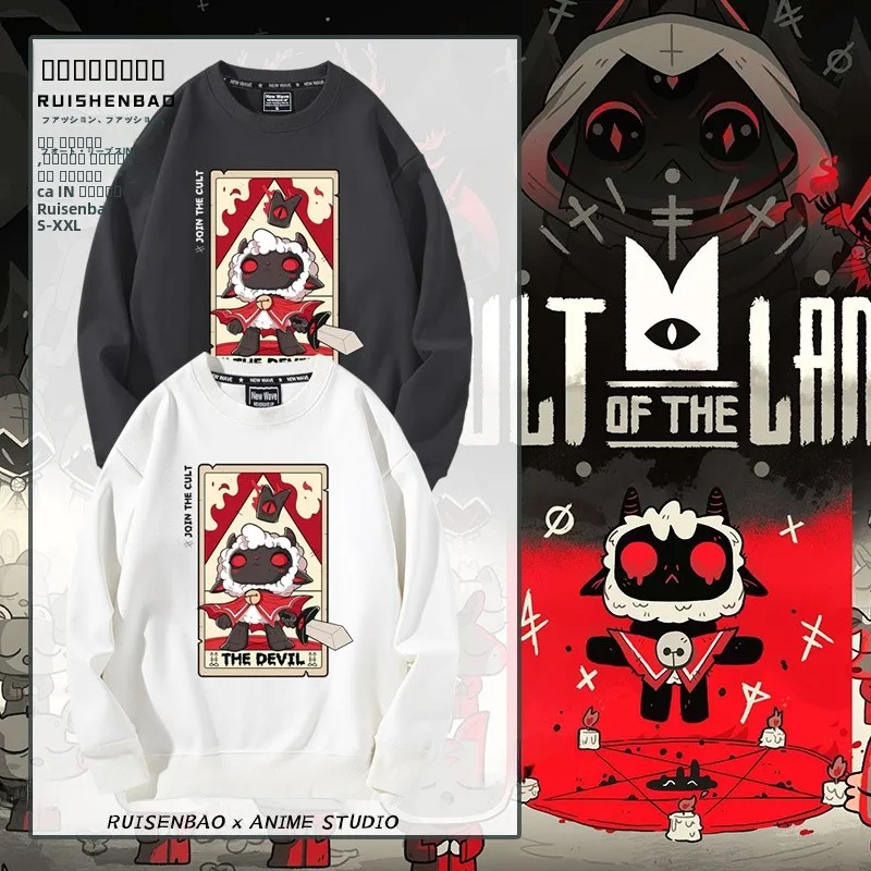 

Свитшот свободного кроя с круглым вырезом St Game Card M Host, модный, универсальный, удобный, из смесового хлопка, для весны, осени и зимы