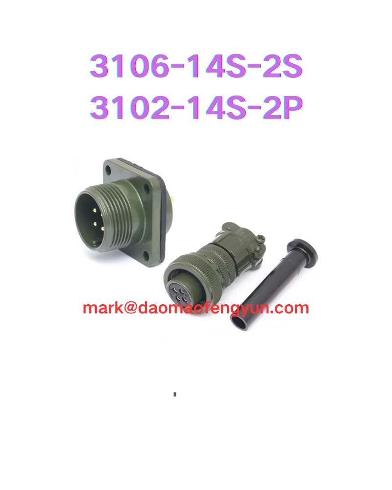 

3106-14S-2S 3102-14S-2P Новая водонепроницаемая авиационная розетка, 4-ядерная 3106-14S-2S 3102-14S-2P