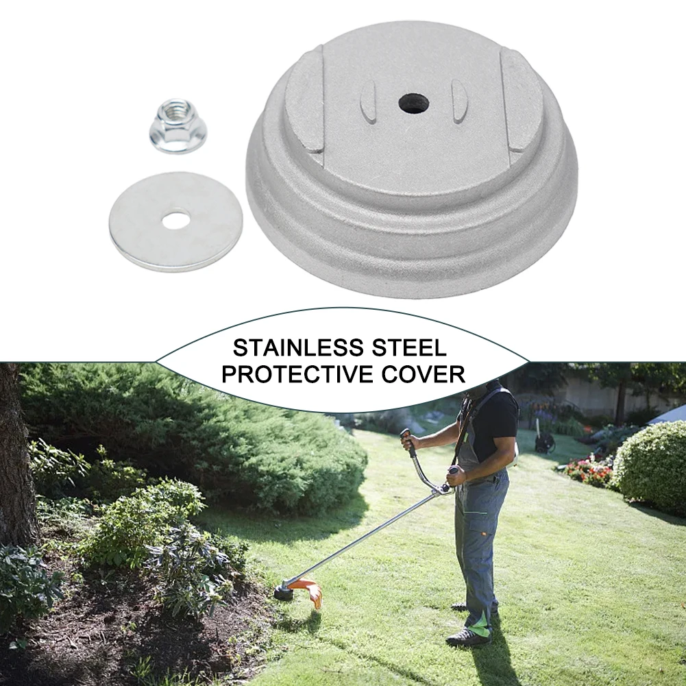 Plastic Cover Grass Cover Trimmers For Garden Scenes 3 Pcs Multi-angle Adjustment Protective Gasket Stainless Steel