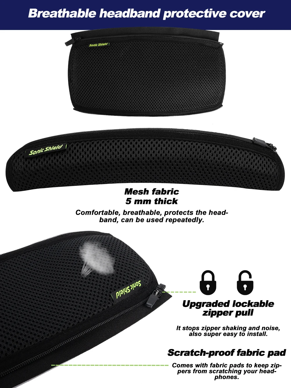 Verbreitertes Kopfband zur Druckentlastung für HIFIMAN HE400SE/V2/Edition XS/DEVA PRO/HE-R9 R10 Kopfhörer Kopfpolster – Detail 16