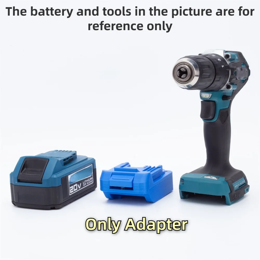 Imagem -02 - Adaptador e Conversor para Hercules Bateria Li-ion Ferramentas de Broca Elétrica sem Fio Makita 18v Acessório Somente Adaptador