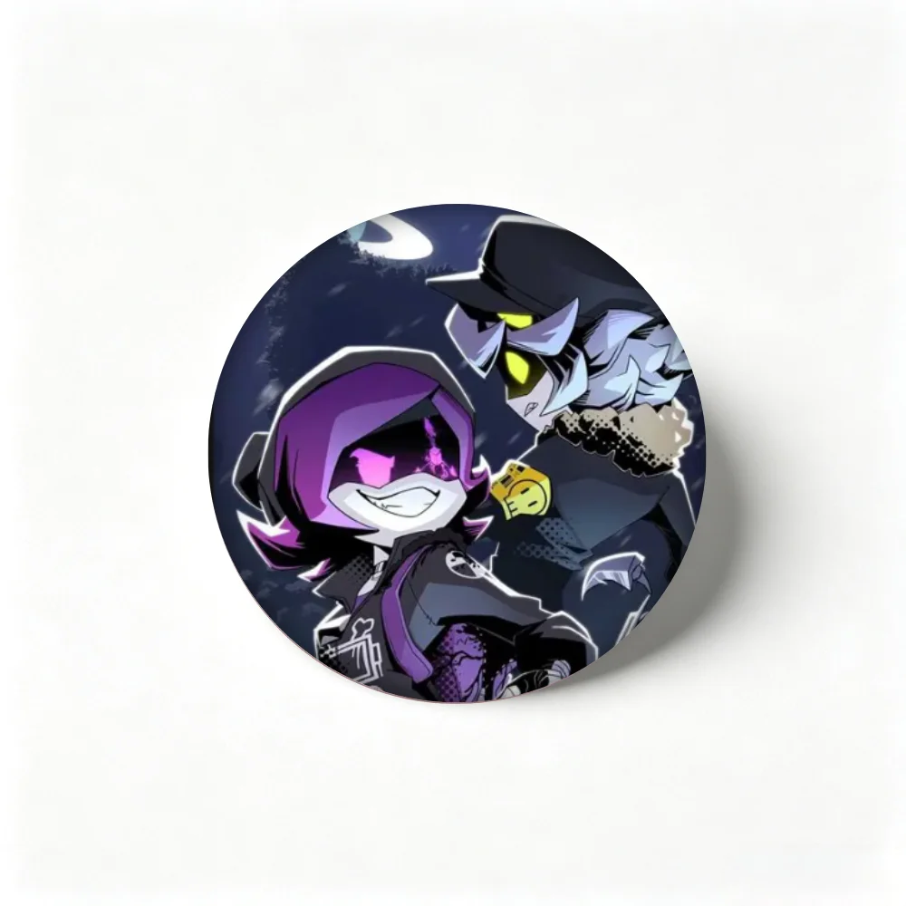 Murder Drones Pins Uzi N Character Badge, Metal Lapel Brooch for Fans Collection