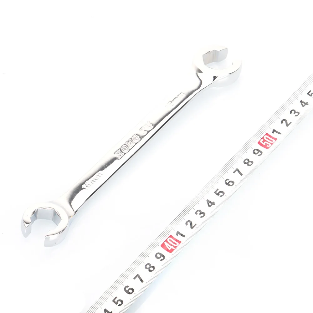 Imagem -05 - Chave Chave de Porca Alarme Chave de Tubo de Óleo Multitool de Alto Torque Polonês de Espelho 15x17 16x18 mm