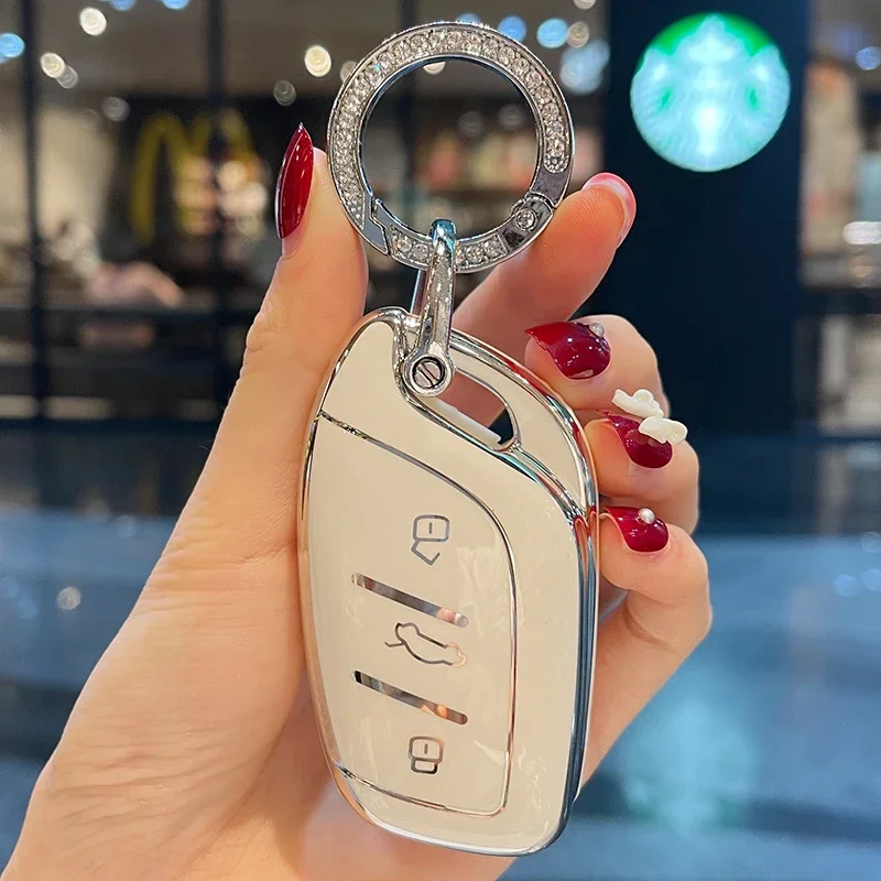 

New TPU Car Remote Key Case Cover for MG 3 5 6 ZS EV EZS MG4 MG3 MG6 HS PHEV EP GS GT RX5 mg5 accesorios mg gt Protector Fob