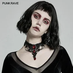 PUNK RAVE Women's Gothic Butterfly Decal Gem Necklace Fashion Gorgeous Delicate Party Evening Dinner   Jewelry