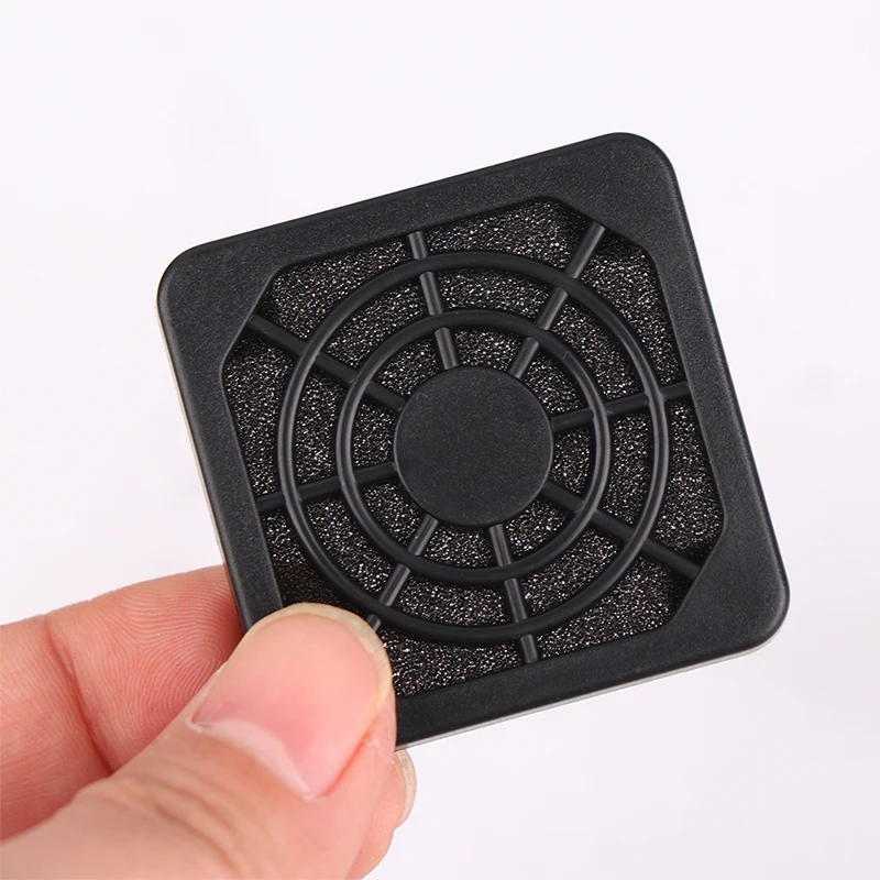1Pc 3 In 1 Dust proof Mesh Case Cooler Fan Dust Cover Plastic Dust-Proof Net Computer Case Fan Grille For AC/DC Fan