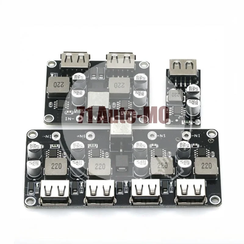 QC3.0 USB 12V 24V to 5V Step Down DC-DC Converter Fast Charging Module for Portable Power Bank Mod