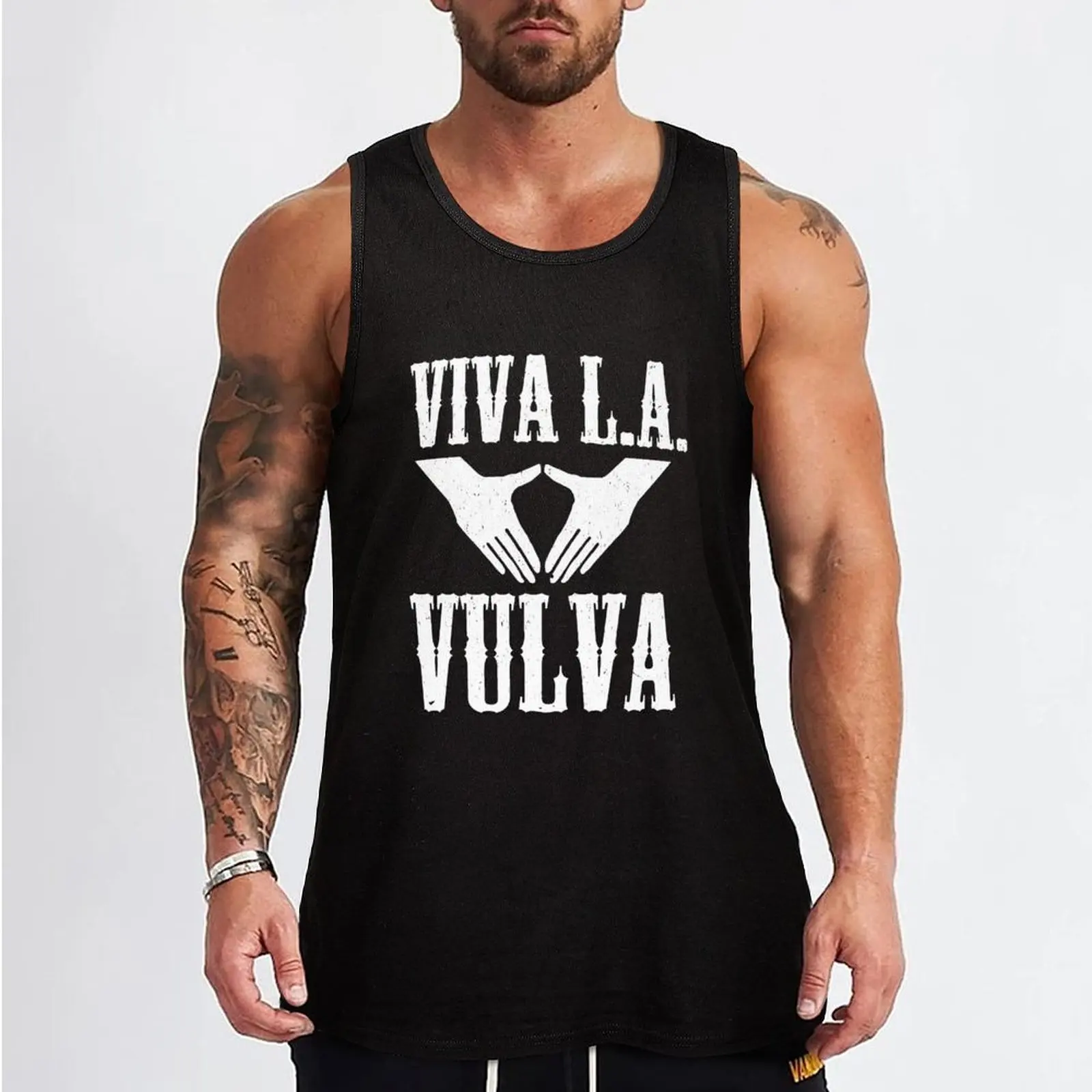 VIVA LA VULVA (DRK) Tank Top clothing men Top